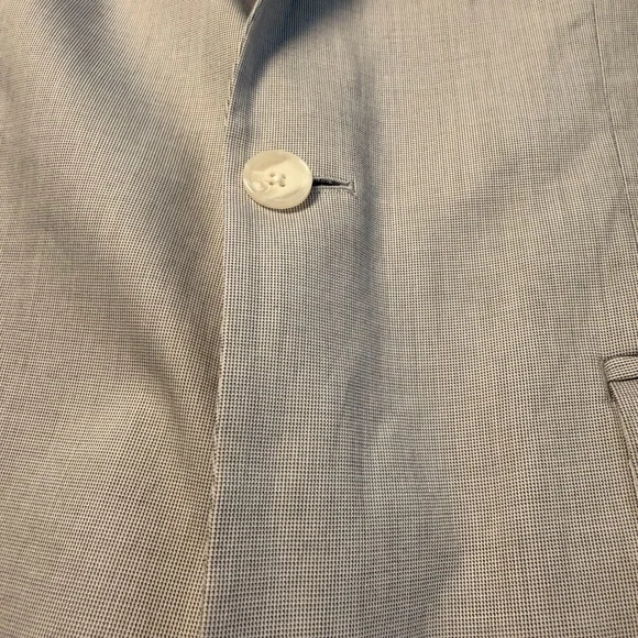 Calvin Klein Light Gray Single-Breasted Blazer - Picture 5 of 12